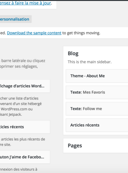(FR) Comment ajouter un widget dans la barre latérale de votre blog ?
