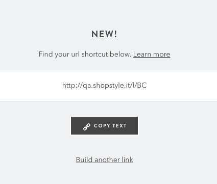 New Feature — The URL ShortCut — Shrink It, Then Link It!