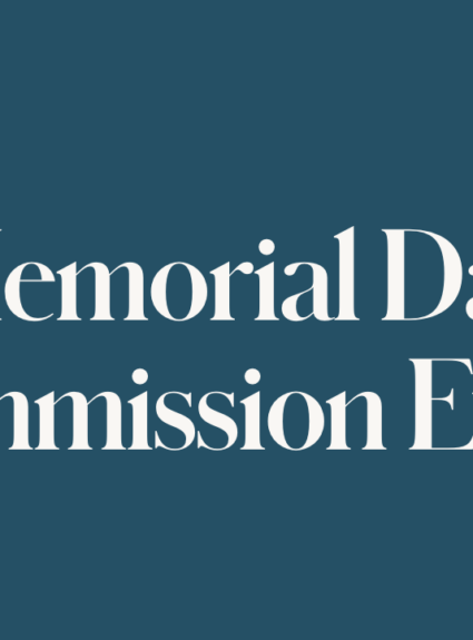 Memorial Day Commission Event