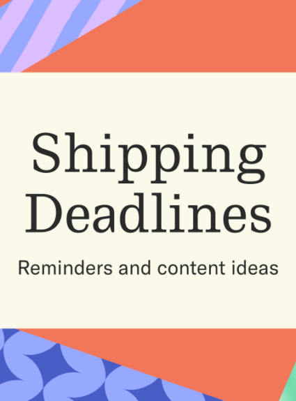 2022 Holiday Shipping Deadlines